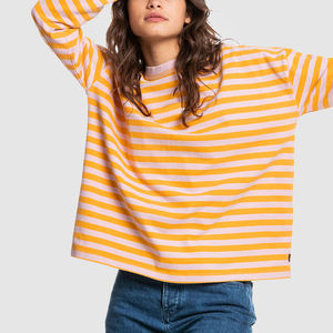 Camisetas de Manga Larga para Mujer, 100% Algodón, Casuales, a la Moda, de Alta Calidad, al por Mayor, Tallas Grandes, Todas las Tallas - Product Image 5