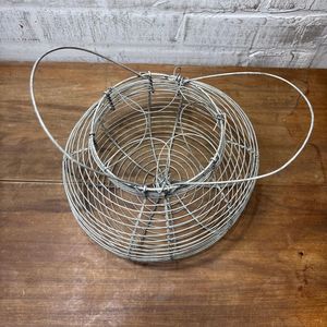 Handmade Style Metal <b>Egg</b> <b>Basket</b>, Rustic <b>Egg</b> Storage for Kitchen Decor - Product Image 5