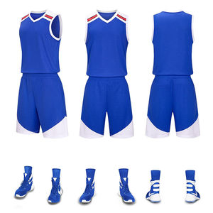 Vêtements de sport de basketball personnalisés pour camp d'entraînement – Respirants, imprimés, antibactériens, 100 % polyester, couleur unie, nom d'équipe personnalisé - Product Image 5