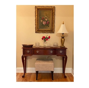 Wooden <b>Console</b> <b>Table</b> With Multiple <b>Storage</b> Shelves For Entryway Hallway Living Room Home Organization - Product Image 1
