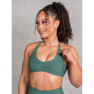 Nuevo Diseño OEM Conjunto de Yoga y Fitness de 2 Piezas para Mujer Tallas Grandes: Leggings Cruzados con Logo Frontal y Sujetador, Transpirable - Product Image 6