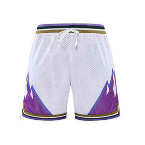 กางเกงบาสเก็ตบอลผู้ชายผ้าโพลีเอสเตอร์ตาข่ายระบายอากาศ แห้งเร็ว คุณภาพสูง ลายพิมพ์แบบซับลิเมชั่น - Product Image 1