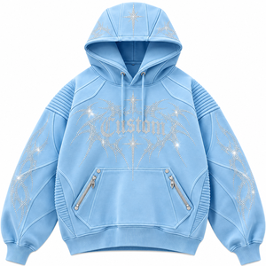 Low MOQ Wholesale Oversized Fleece Mens Hoodie Custom Graphic Mens Streetwear Hoodie for Streetwear Brands - Product Image 4