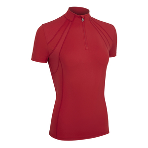 High Quality 4way Stretch Horse Riding Equestrian Shirt Top <b>Base</b> <b>Layer</b> Competition Show Shirt Polo in Soft Feel Technical Fabric - Product Image 2