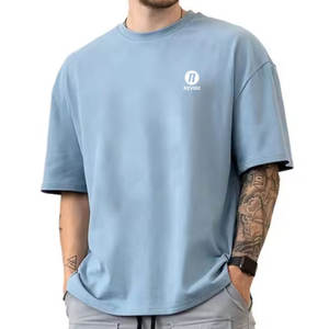 Camiseta de Algodón 100% de Alta Calidad, Corte Recto, Ajuste Delgado, Personalizable, para Hombre, Casual, al Mejor Precio al por Mayor - Product Image 1