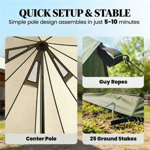 Tenda da Campeggio Verde - Product Image 4