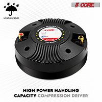 Altavoz de Compresión con Tweeter de Titanio de 300W RMS y 8 Ohmios con Rosca de 18 TPI Modelo D0100H5HHGJ Código CD 135
