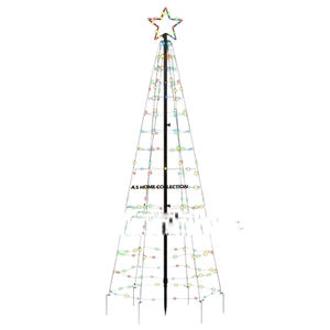 Décorations de Noël en métal de qualité supérieure, thème royal, éclairage LED, utilisation en extérieur dans le jardin, arbre de Noël - Product Image 1