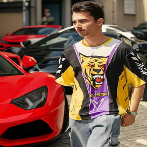 Camisetas de Punto para Hombre al por Mayor, Sencillas, Modernas, con Patrón Sólido, de Secado Rápido, Personalizables, a Precio Económico, para Amantes del Café - Product Image 4