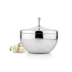 Kitchenware Stainless Steel Sugar Pots Pepper Bowls Sugar Holder Stainless Steel Sugar Cane Bowl - Product Image 2
