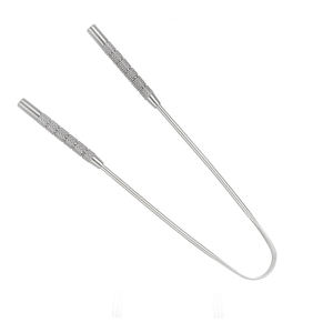 Stainless Steel Tongue <b>Scraper</b> Surgical Grade Reusable Tongue Scarper Composed of Copper <b>Plastic</b> CE Certified By Grip Surgical - Product Image 3