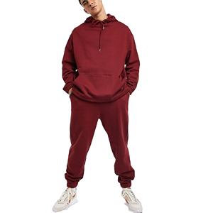 2025 elegante chándal holgado con logotipo personalizado conjunto sólido de dos piezas conjunto de chándal informal - Product Image 1