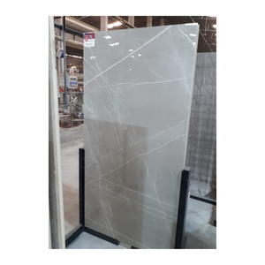 Dark <b>Grey</b> with Fine White Lines Graphite Linea Elegant corporate & luxury <b>interiors</b> 80x160 Cm Large Format Slab Tiles Supplier - Product Image 1