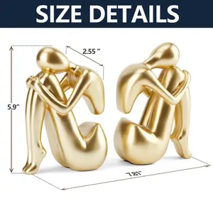 Escultura de Animales de Aluminio Hecha a Mano, Figura Moderna Chapada en Oro de Estilo Antiguo para Decoración del Hogar - Product Image 4