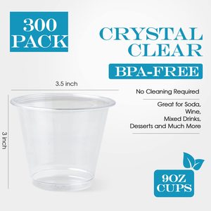 Vasos Desechables Biodegradables Modernos Richfull para Fiestas, PET/PLA, Ecológicos, Paquete de 50, a Prueba de Fugas, Aptos para Congelador, para Vino, Jugos y Bebidas Heladas - Product Image 4