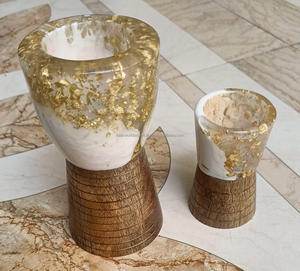 เตา bakhoor ขนาดเล็กทำจากเรซินและไม้สำหรับเป็นของขวัญงานแต่งงาน - Product Image 4