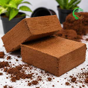 Best Selling 5Kg Cocopeat Blocks Low EC Buffered 70-100L Coir Pith Bulk Exporter Wholesale Container Load Supplier - Product Image 2