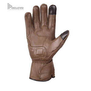 Gants de moto de haute qualité en cuir de vachette véritable avec doublure intérieure douce, prise en main confortable, protection durable - Product Image 3