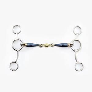 Bocado de Acero Negro Premium para Caballos, Bocado de Snaffle para Control y Entrenamiento, Accesorio de Equitación para Caballos - Product Image 3