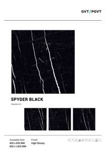 Azulejos de porcelana elegantes de alto brillo, tamaño 600x600, azulejos premium de gran tamaño para espacios habitables y oficinas. - Product Image 3