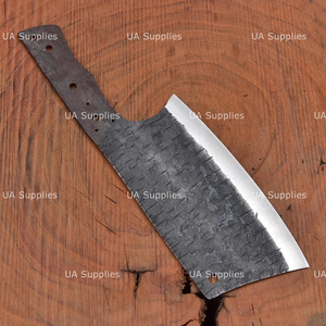 Cuchillo de Chef Forjado a Mano, Hoja en Bruto de Acero de Alto Carbono 1095, 55 HRC, Cuchillo para Cortar Huesos, Fabricación de Cuchillos de Chef DIY con Espiga Completa, OEM - Product Image 2