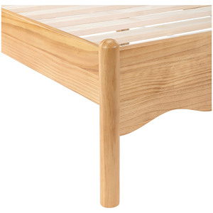 Aleya <b>Bed</b> <b>Frame</b> Made Of Mahogany Wood High Quality With Natural Wood Color For Bedroom Furniture - Product Image 6