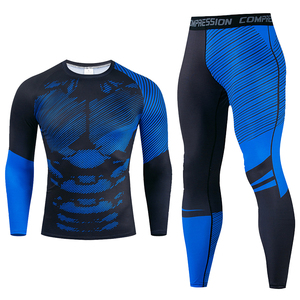 Ensemble de survêtement sportif pour homme, coupe personnalisée 2026, coupe-vent, grande taille, tissu confortable, séchage rapide, pour la gym et l'entraînement - Product Image 5