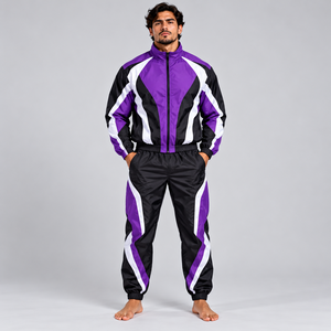 Survêtement d'hiver pour homme moderne à capuche, tissu en nylon à séchage rapide, mouvements fluides pour la salle de sport, la course à pied, l'entraînement, la remise en forme et les sports - Product Image 5