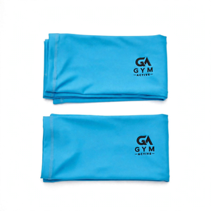 Mangas de compresión para levantamiento de pesas GYM ACTIVE ENTERPRISES, hasta el codo, de poliéster, UPF50+, ligeras, de secado rápido y transpirables. - Product Image 2