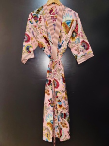 ชุดคลุมยาวคลุมเข่า คิมิโน่ วีเมน คลาสสิค ลายดอกไม้ ผ้าวาฟเฟิล เนื้อนุ่ม ผ้าฝ้าย แขนยาว ODM - Product Image 3