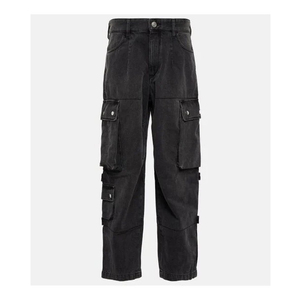 Plus Size Pant Cargo Long Pant Cargo Pants Mid <b>Waist</b> Trousers 2026 Multi Pockets Cargo <b>Jeans</b> for Women OEM Serviced - Product Image 1