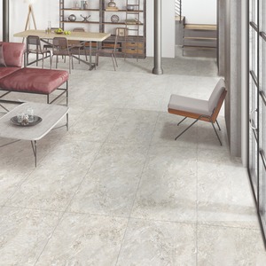 กระเบื้องปูพื้นและผนังลายโมเดิร์นสีเทา พอร์ซเลน เคลือบด้าน ทนกรด สำหรับตกแต่งภายในบ้าน วิลล่า ขนาด 60x120 ซม. - Product Image 1