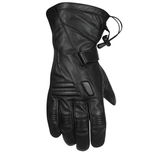 Guantes de Motocicleta de Cuero de Alta Calidad, Pantalla Táctil, Dedos Completos, Secado Rápido, Transpirables, Unisex, Cierre de Gancho y Bucle FITME - Product Image 4