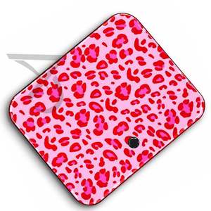 Pink Leopard Print Acrylic Eyelash <b>Tile</b> Sustainable Beauty Extension Holder Board Private label Printing - Product Image 2