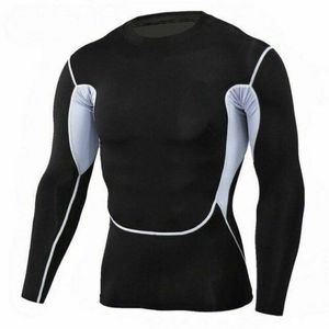 Breathable <b>Men's</b> Full Sleeve MMA BJJ <b>Compression</b> <b>Shirt</b> Lightweight Spandex/Polyester Rash Guard UPF50 Quick Dry for Gym Training - Product Image 4