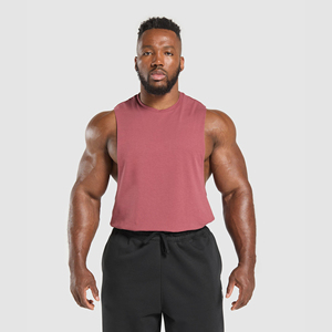 Camiseta sin mangas con cuello redondo para culturismo, chaleco de entrenamiento muscular, transpirable, de secado rápido, para fitness y deportes - Product Image 1