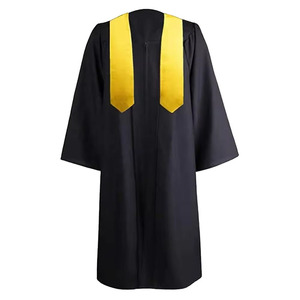 Túnica de Graduación con Impresión de Logotipo Personalizado, Túnicas Académicas para Pedidos al por Mayor, Fabricante OEM, Túnica Universitaria - Product Image 2
