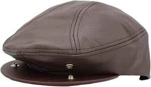 Wholesale Classic Newsboy Cabbie Applejack PU Sporty Adjustable <b>Hats</b> <b>Caps</b> - Product Image 4
