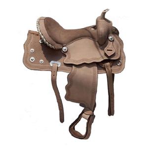 Selles en cuir véritable Barrel Roping & Dressage Authentique - Product Image 1