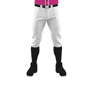 Premium Quality <b>Waterproof</b> Handmade Maple Solid Color Baseball Uniform Latest Design Baseball Jersey and Pants <b>Set</b> - Product Image 3