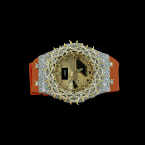 Premium Custom <b>Watch</b> GA2100 Style Stainless Steel Iced Out Wristwatch for Men GA2100 Compatible Custom Mod <b>Watch</b> Full Metal <b>Case</b> - Product Image 2