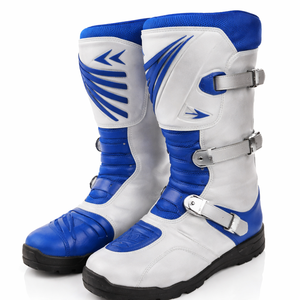 รองเท้าบูทขี่ม้าผจญภัยสำหรับผู้ชายพร้อมโลโก้แบบกำหนดเอง |   กันน้ำ |   รองเท้าขี่มอเตอร์ไซค์มาตรฐาน CE สำหรับการเดินทางแบบออฟโรด | - Product Image 1