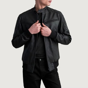 Casual New Men Stylish Cowhide Authentic Leather <b>Jacket</b> Custom Design and Embroidery Comfortable Soft Leather <b>Jacket</b> for Men - Product Image 1