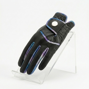 Gant de golf personnalisé en cuir Cabretta avec ventilation des doigts, design confortable, main gauche, fabricant OEM ODM direct, faible MOQ - Product Image 4