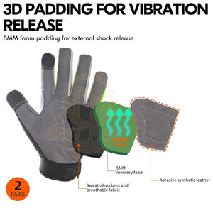 High Quality Work <b>Gloves</b> With Strong Grip And Breathable Back For Daily Repair Mechanic <b>Gloves</b> - Product Image 2