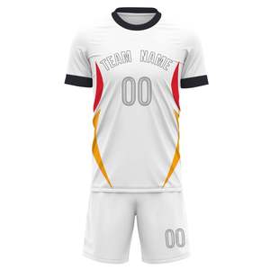 Uniforme de Fútbol Unisex Ligero y Cómodo de Alta Calidad al por Mayor con Mangas Cortas y Tela Transpirable - Product Image 2