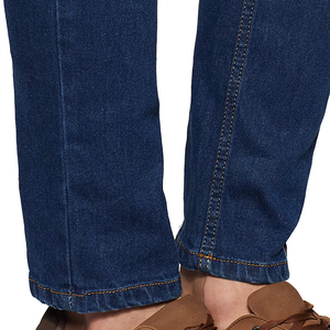 FAWKES Sports - Jeans de Mezclilla para Hombre, Corte Recto Ajustado, Poliéster/Algodón, Secado Rápido, Lavables, Transpirables, Tallas Grandes, Casuales - Product Image 4