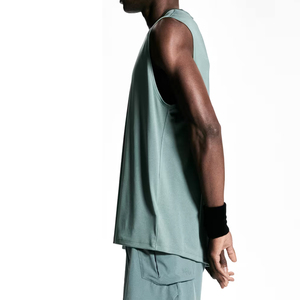 Chaleco Deportivo de Alta Elasticidad de Secado Rápido para Hombre, Camiseta sin Mangas para Gimnasio, Entrenamiento y Uso Casual - Product Image 2