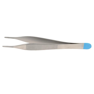 Pinces à pansements Adson stériles de qualité supérieure en acier inoxydable, stérilisées au gaz EO, à dents fines, instruments chirurgicaux de dissection CE ISO - Product Image 1