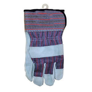 OEM Service Cow <b>Split</b> Leather <b>Machine</b> Gloves Full Finger Safety Fire Resistant Mechanics Safety Work Gloves For Adult - Product Image 4
